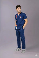 Planet 4-Pocket Scrub Top